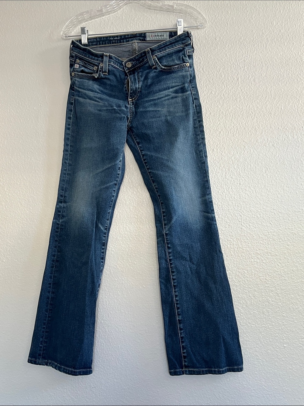 Ag Adriano Goldschmied Dark Blue Flare Jeans